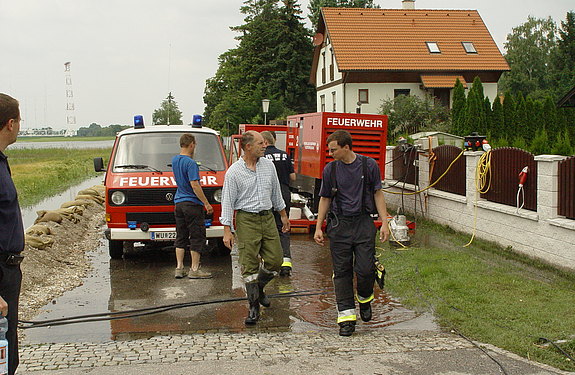 Fatale Überflutungen im Moosbrunner Ortsteil bei Mitterndorf