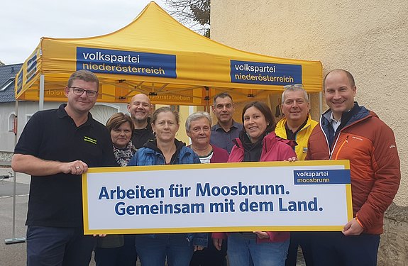 Sturmstandl 2022 der Volkspartei Moosbrunn